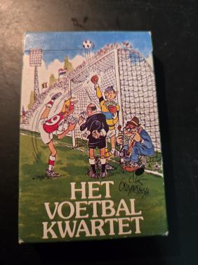 Het Voetbalkwartet,  met illustraties van cartoonist Dik Bruynesteyn.