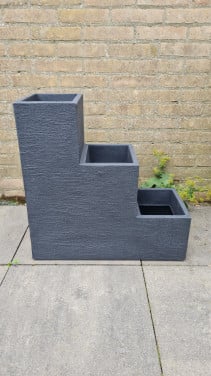 Plantenbak trapsgewijs
