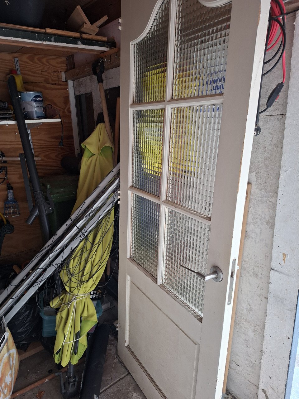 Massief houten deur