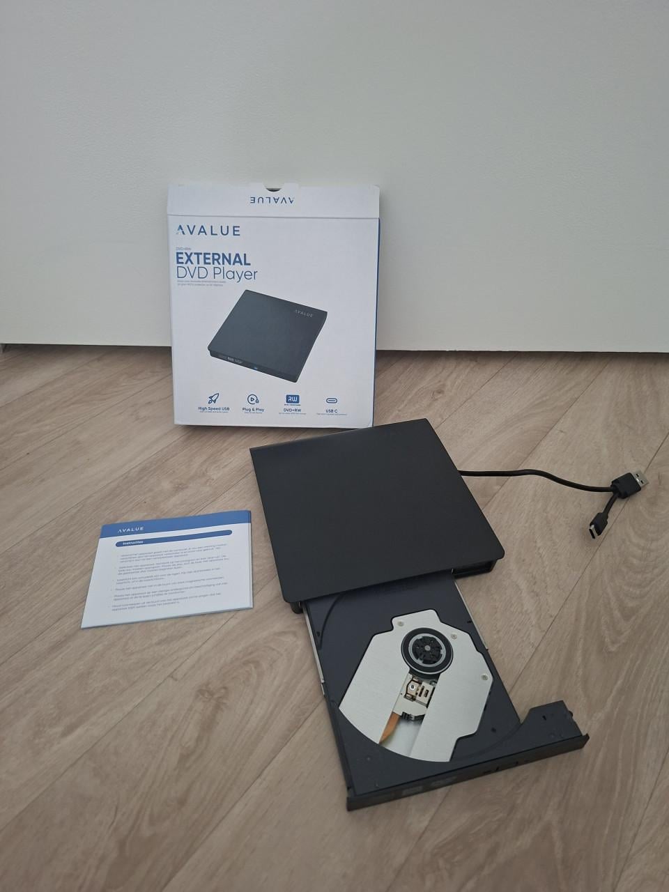 Avalue® Externe DVD Speler & Brander
