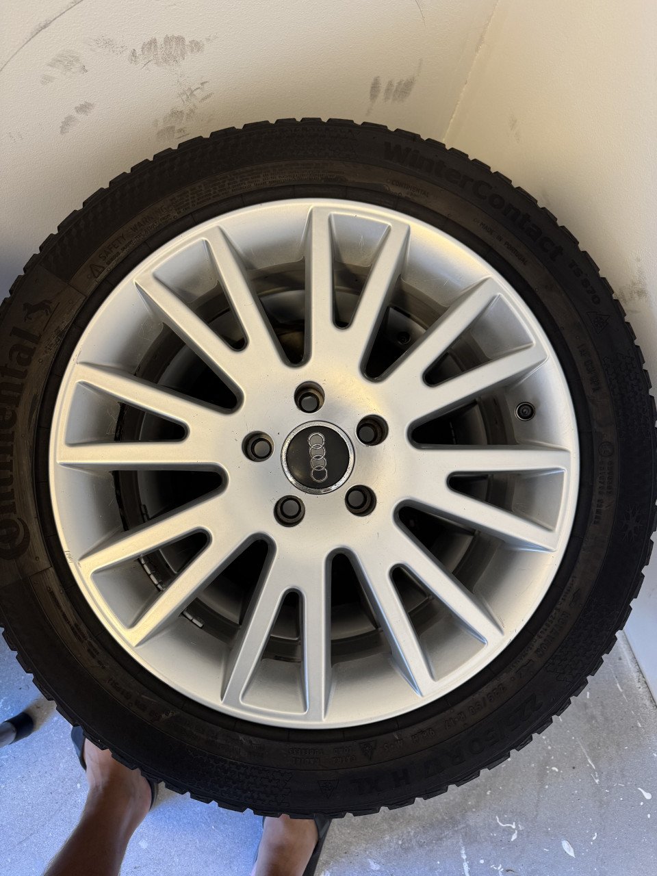 17 inch velgen met zgan Continental Winterbanden