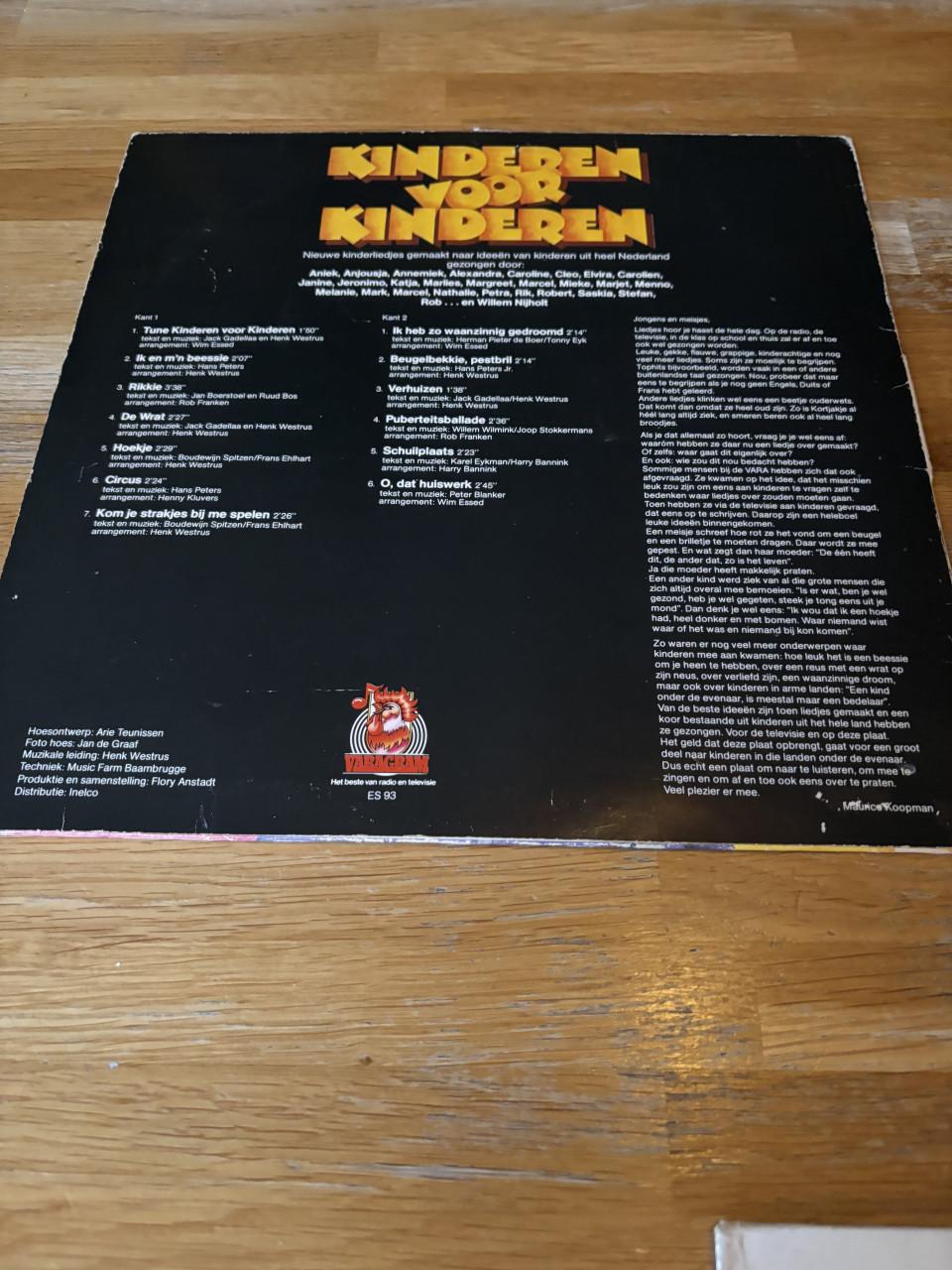 Kinderen voor Kinderen LP's 1 t/m 5 - Nostalgie!