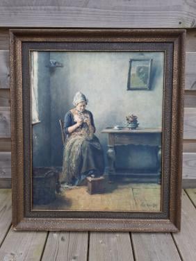 Vintage schilderijtje