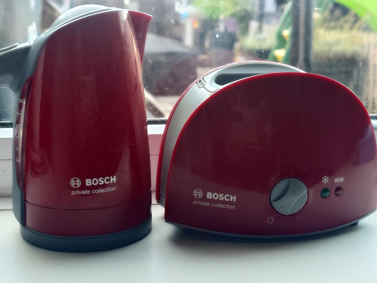 Bosch Theo Klein speelgoed broodrooster & waterkoker