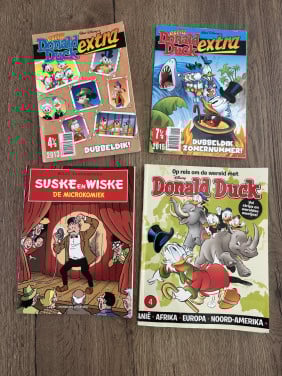 3x Donald Duck special  / 1x Suske & Wiske