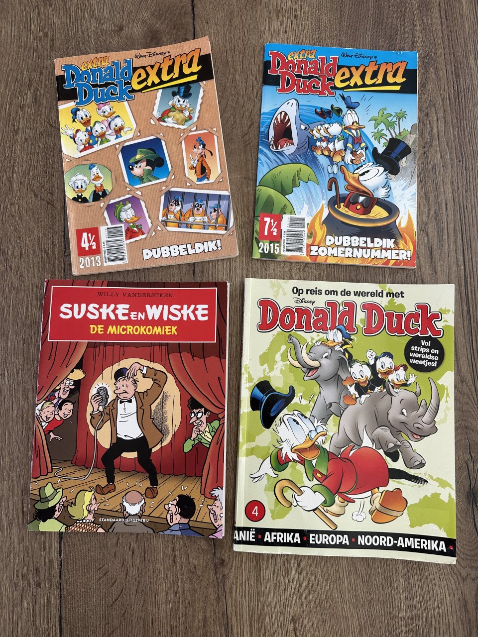 3x Donald Duck special  / 1x Suske & Wiske