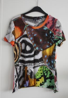 Gekleurs tshirt maat 40