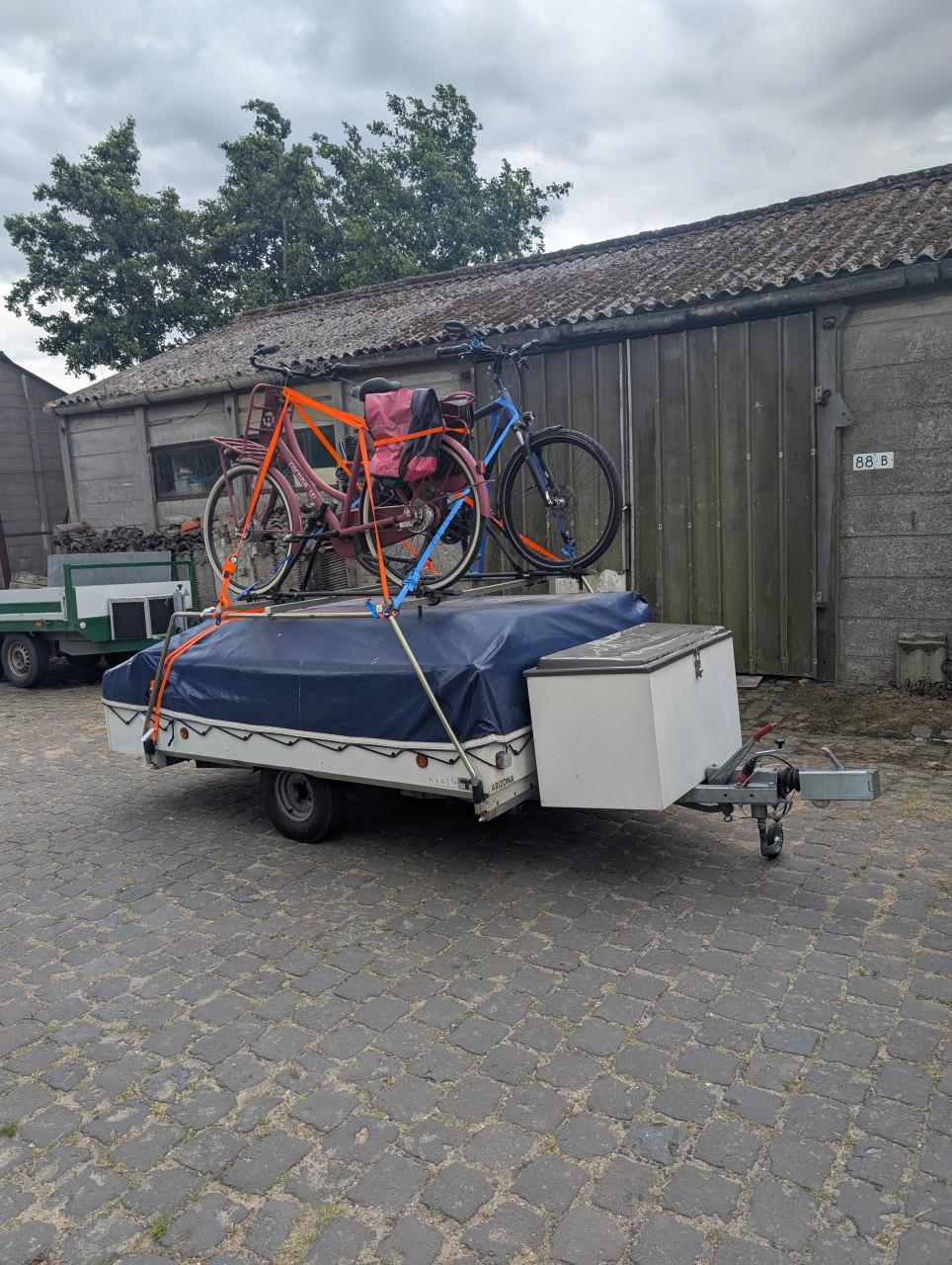 Jamet Arizona Vouwwagen - Met fietsendragers en porta potty