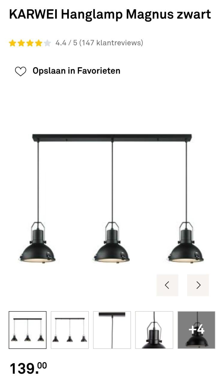 Hanglamp Industrieel zwart metaal