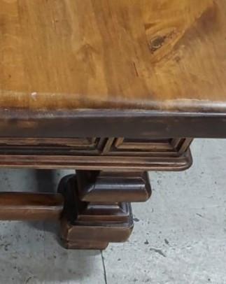 Prachtige eiken salontafel met lade