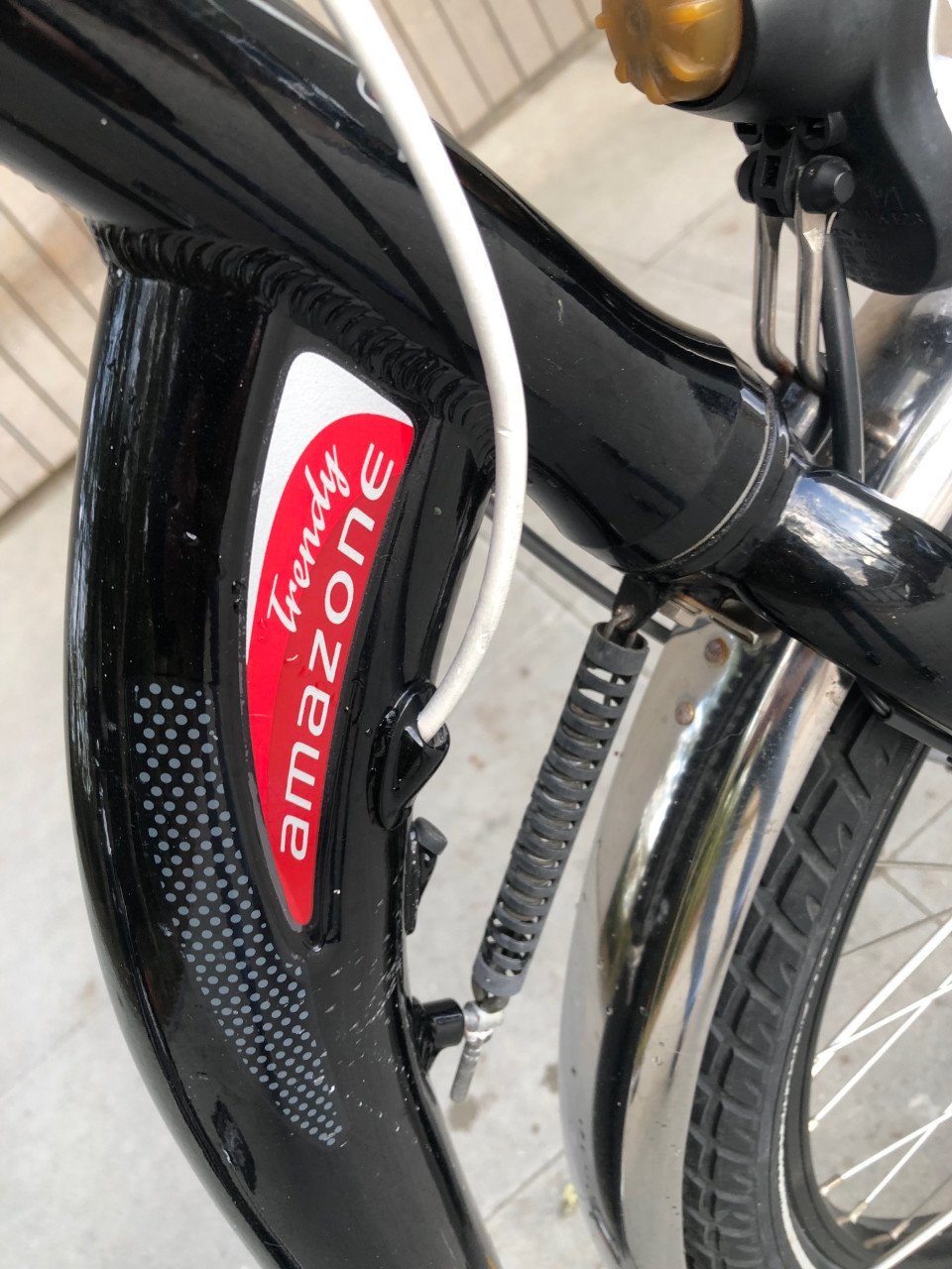 Nette damesfiets.