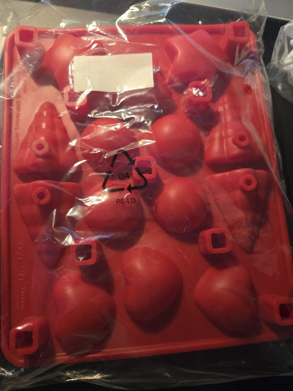 Siliconen cake-pop bakvorm set van Tchibo. Nieuw