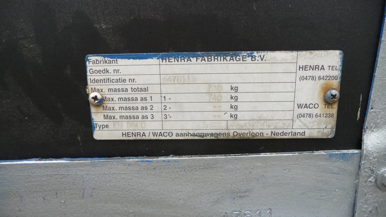 TE KOOP ONGEREMDE ENKELASSER merk HENRA