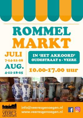Acht dinsdagen rommelmarkt in Het Akkoord in Veere