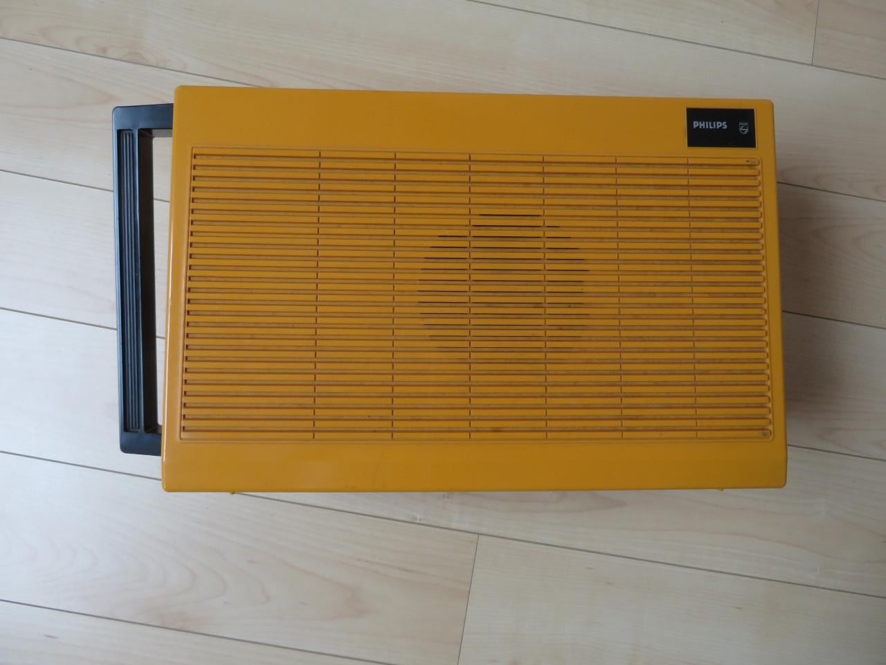 Philips draagbare retro stereo platenspeler