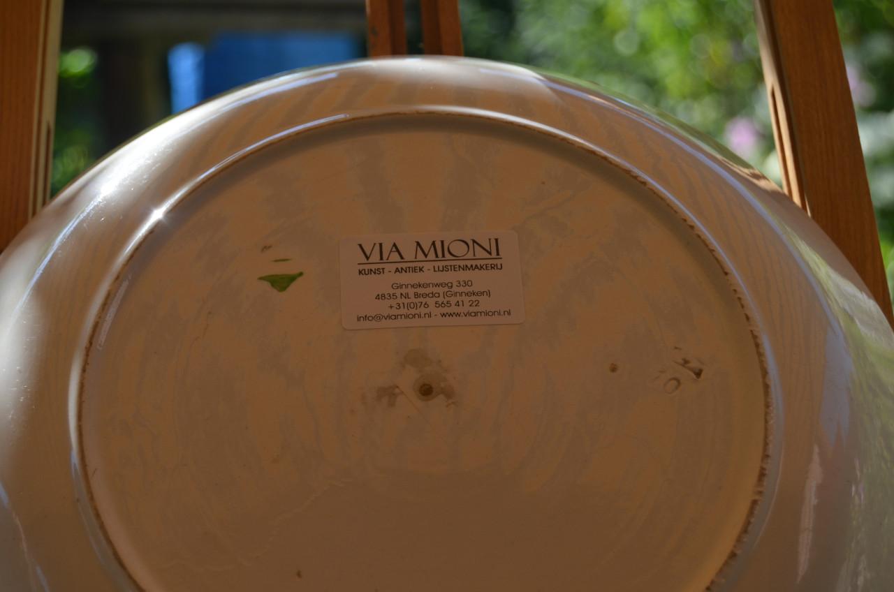 Schotel/schaal Brabants/boerenbont in goede staat