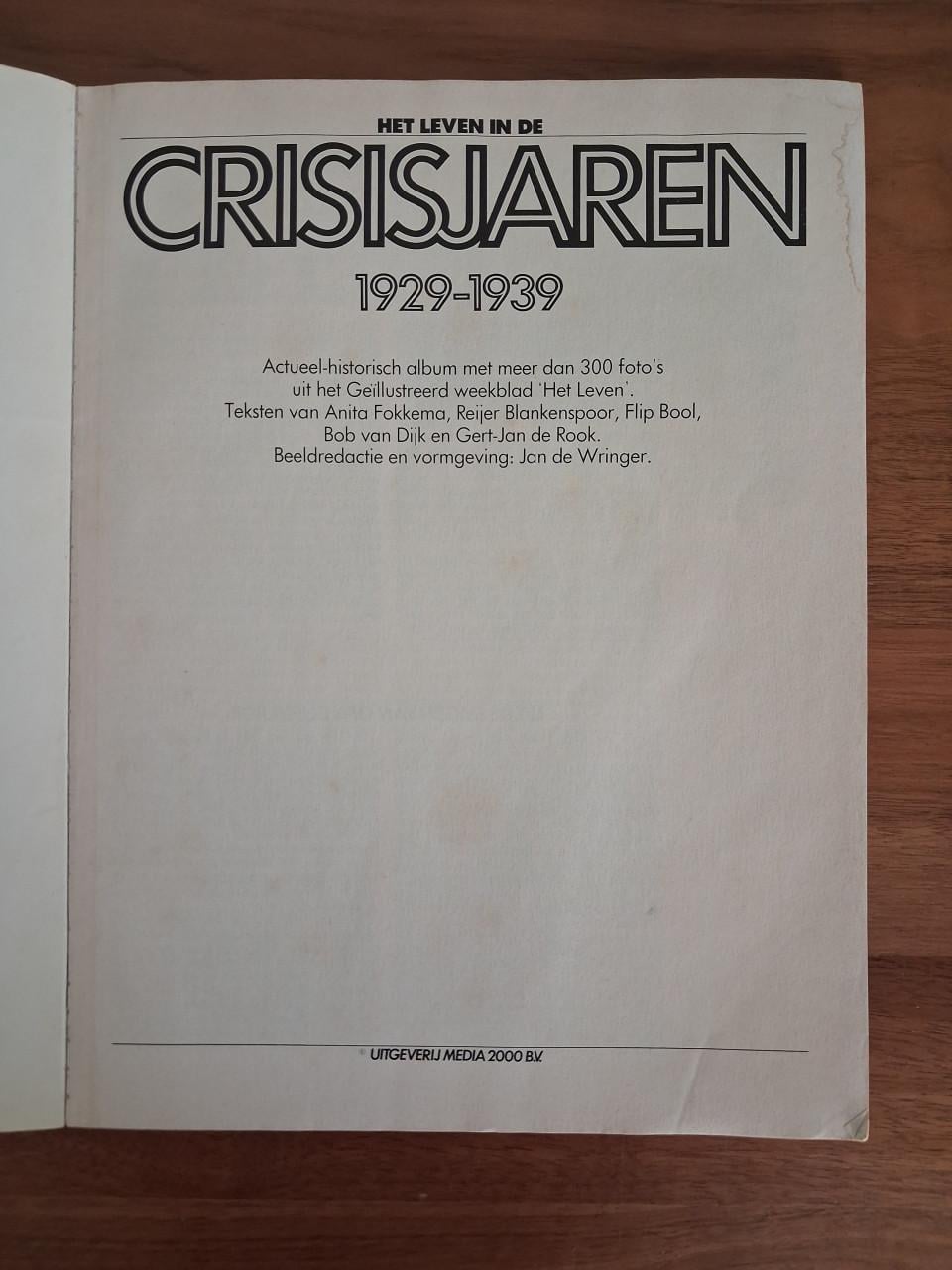 Het Leven in  de crisisjaren 1929-1939