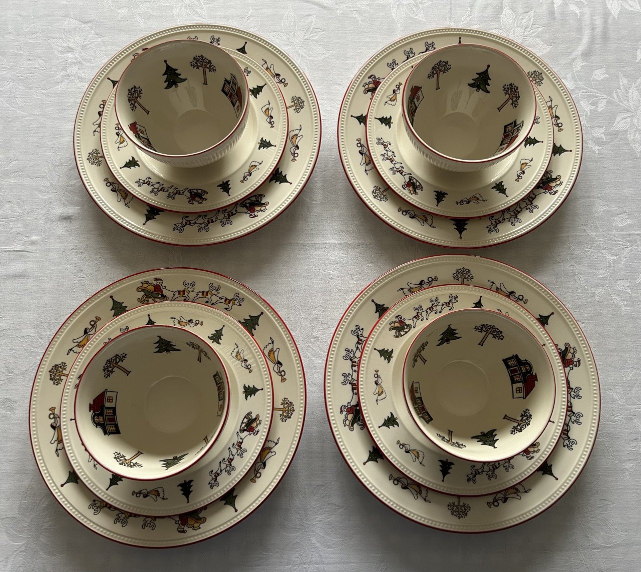 Wedgwood Windsor Christmas kerst servies.