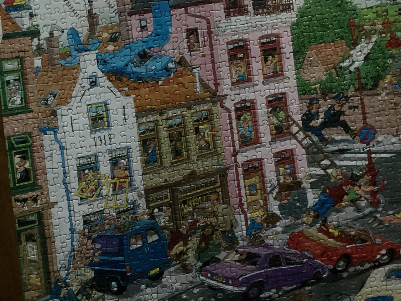 Jan v Haasteren puzzels. 3x 1000