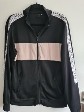 Zwart - ecru wit vest vsn van Non Grada Maat XL