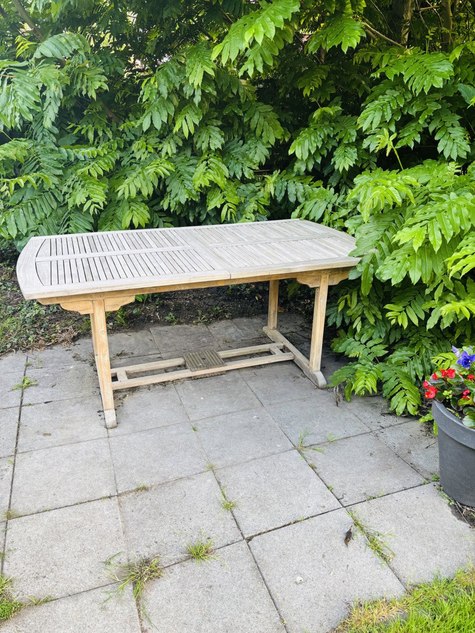 Tuintafel teakhout 6-8 persoons