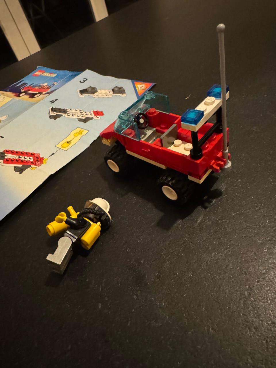 Lego set brandweerauto 6525 compleet