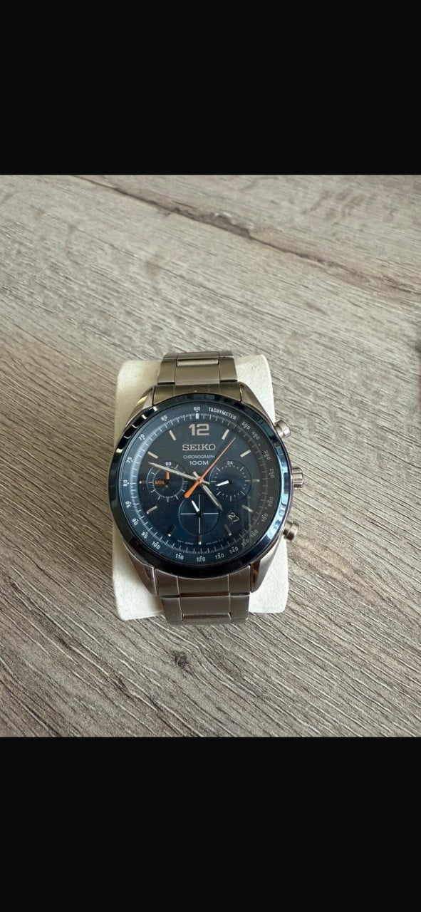 Seiko chronograph 100M horloge