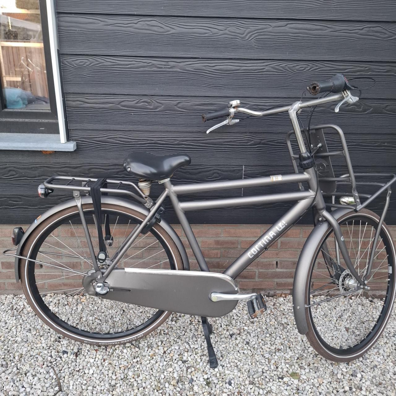 Cortina U4 Heren fiets, (met extra buitenband)