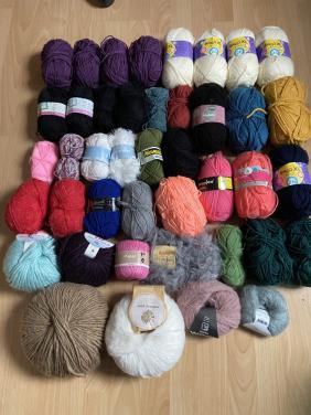 Grote hoeveelheid wol