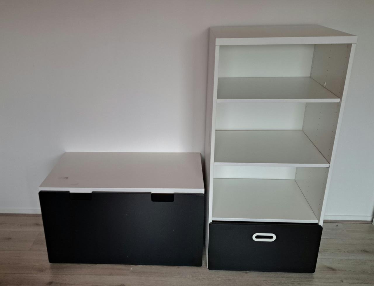 Stuva kledingkast/hoge kast en speelgoedkist