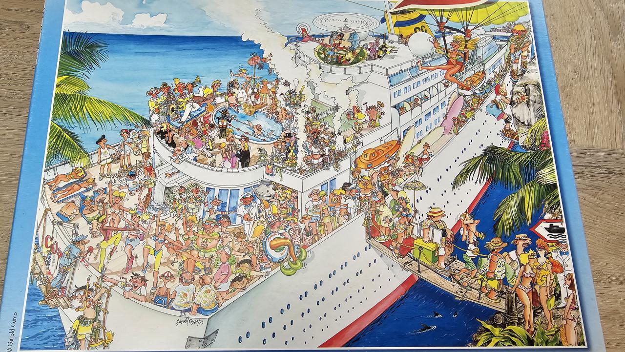 Comic collection cruise puzzel 1000 stukjes