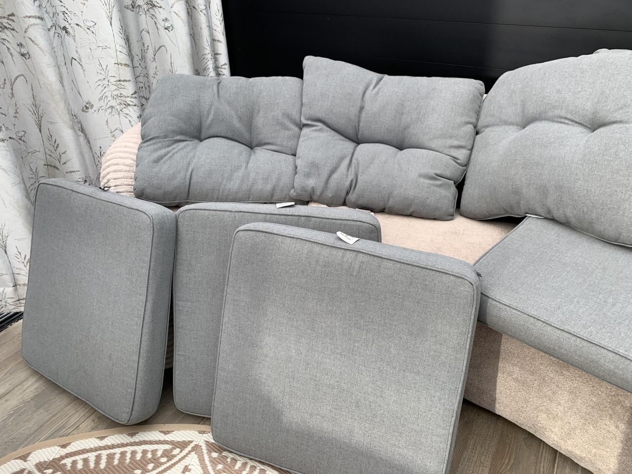 Loungeset kussens. Grijs.