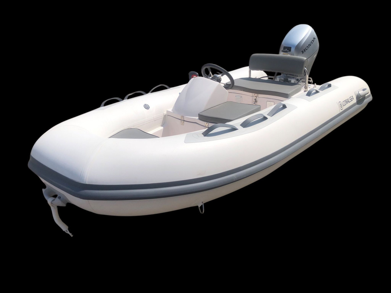 Coralsea 320 Polyester Rib met Honda BF20 SRTU