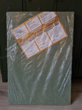 Ondervloer groen zachtboard