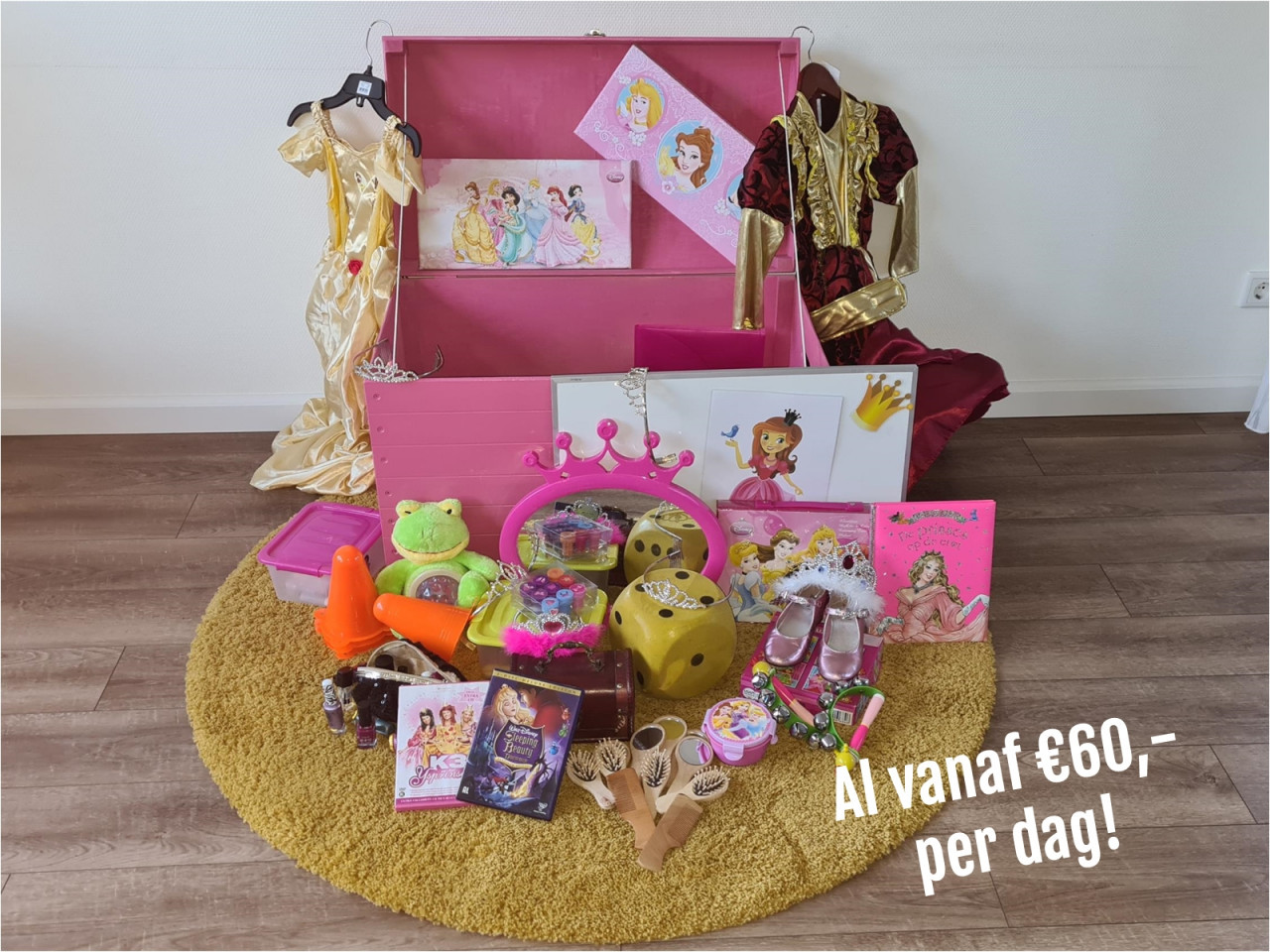 Kinderfeest Themakist Prinsessen : www.jump4joyspringkussenverhuur.nl