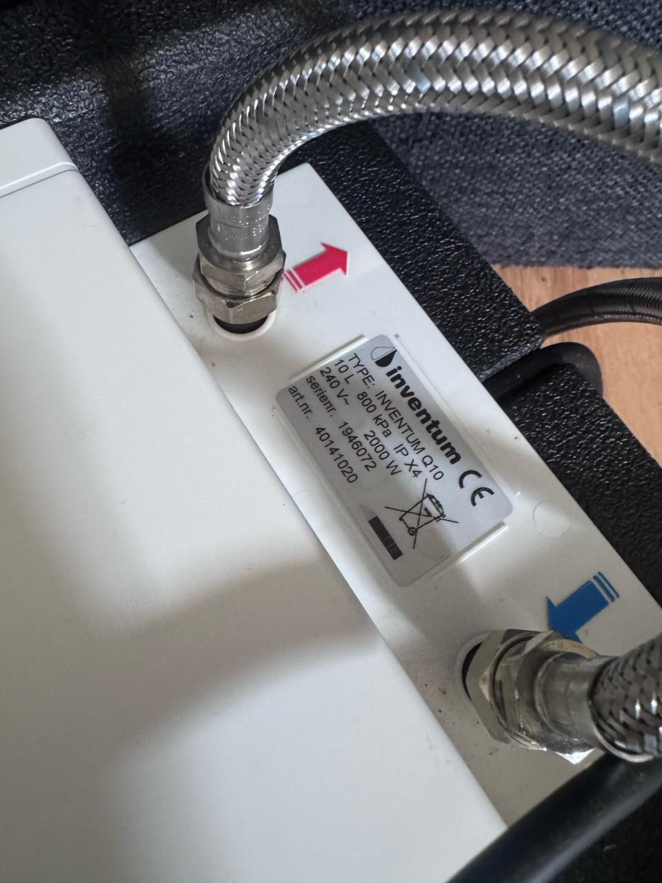 Inventum close in boiler