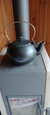 Water verdamper / gietijzeren ketel morsø.