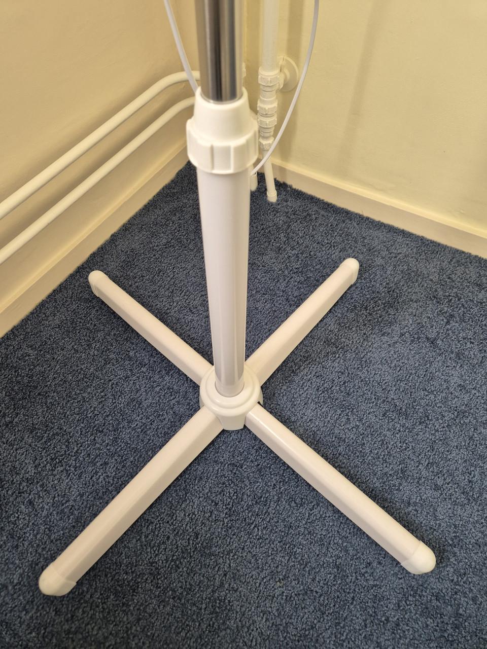 -VERKOELING- Stafief ventilator hoog - zwenkbaar - wit