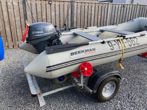Boot Admiral 320 met Yamaha 8 Pk en Trailer