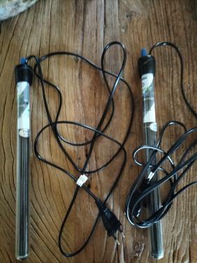 Te koop 2 aquariumheaters