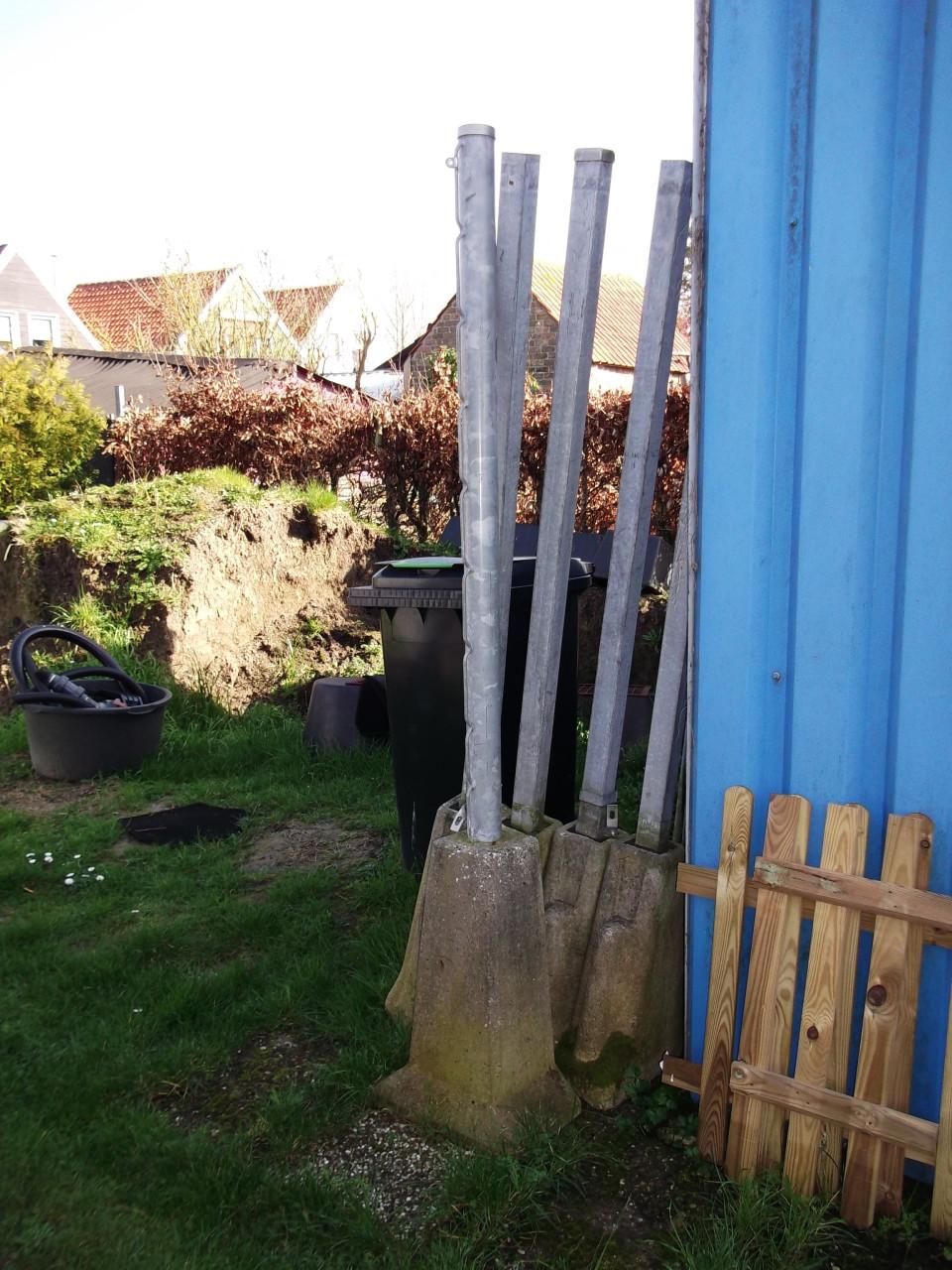 Heras hekwerk incl 5 palen