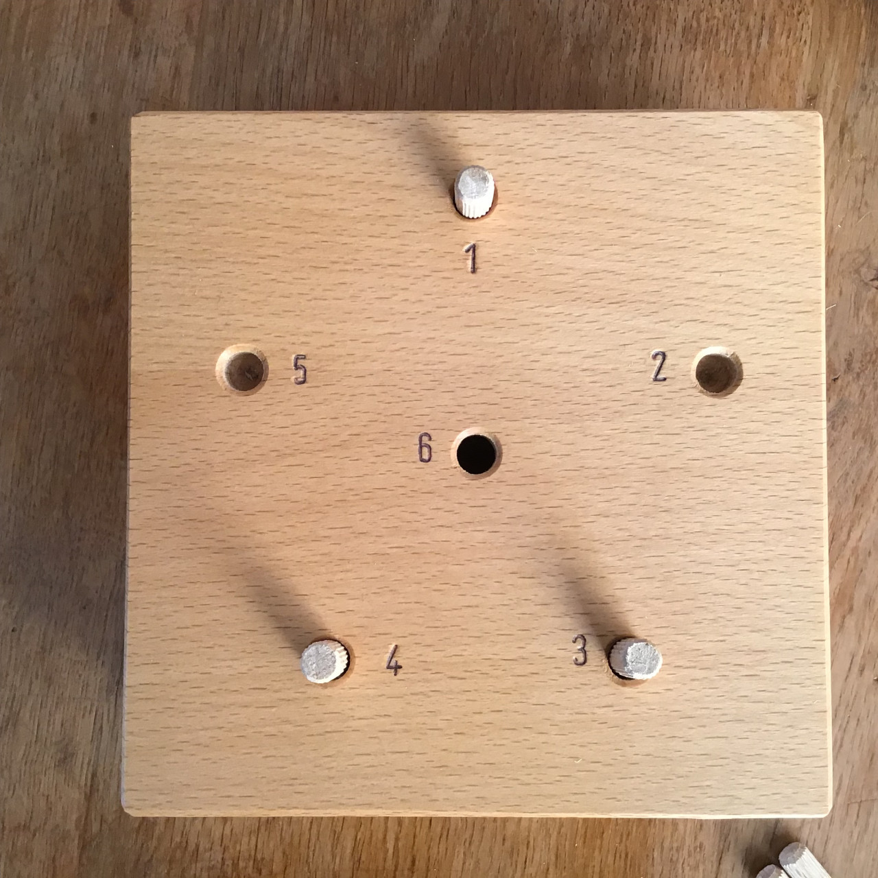 Pokerkistje oudhollands spel - hout - oud Hollands pokerspel