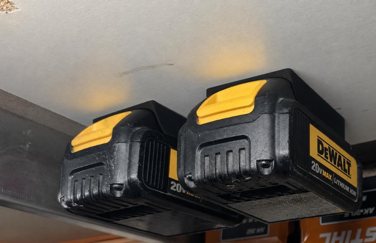 Accuhouders wandhouder voor Makita/DeWalt/Milwaukee/Bosch/Einhell