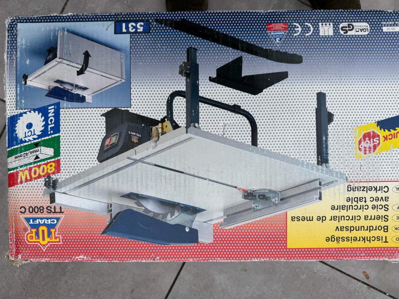 Zaagtafel in prima staat