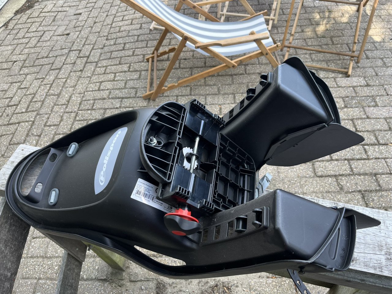 Fietsstoeltje achter Polisport