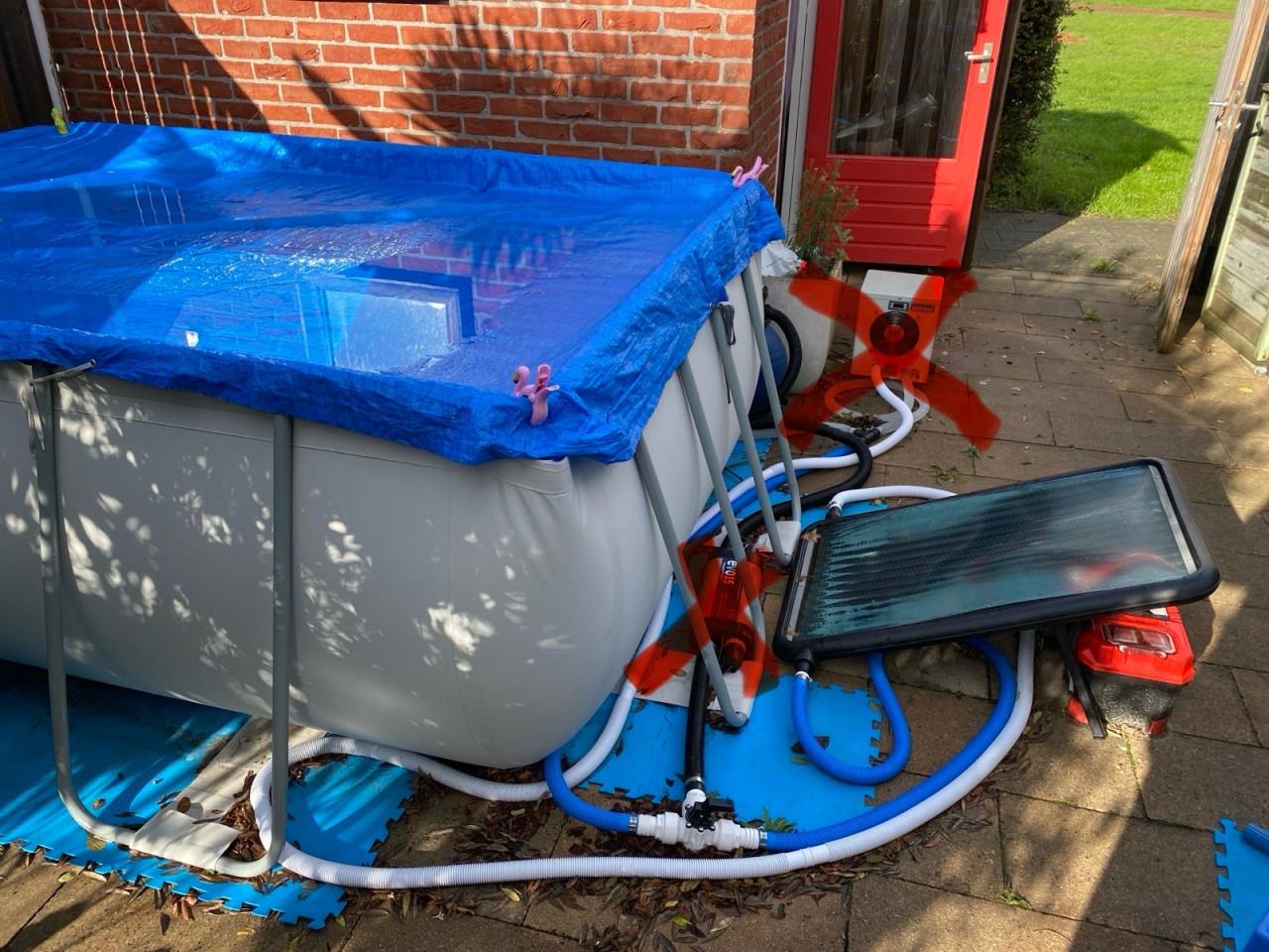 Bestway opbouwzwembad 2 x 3m met Waterland zandfilterpomp en zonnepaneel