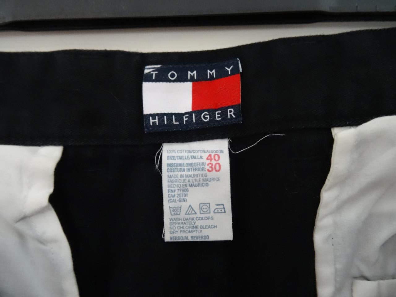 Tommy Hilfiger chino broek zwart – nieuw met kaartjes – W40 L30