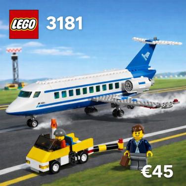 LEGO City Passenger Plane 3181