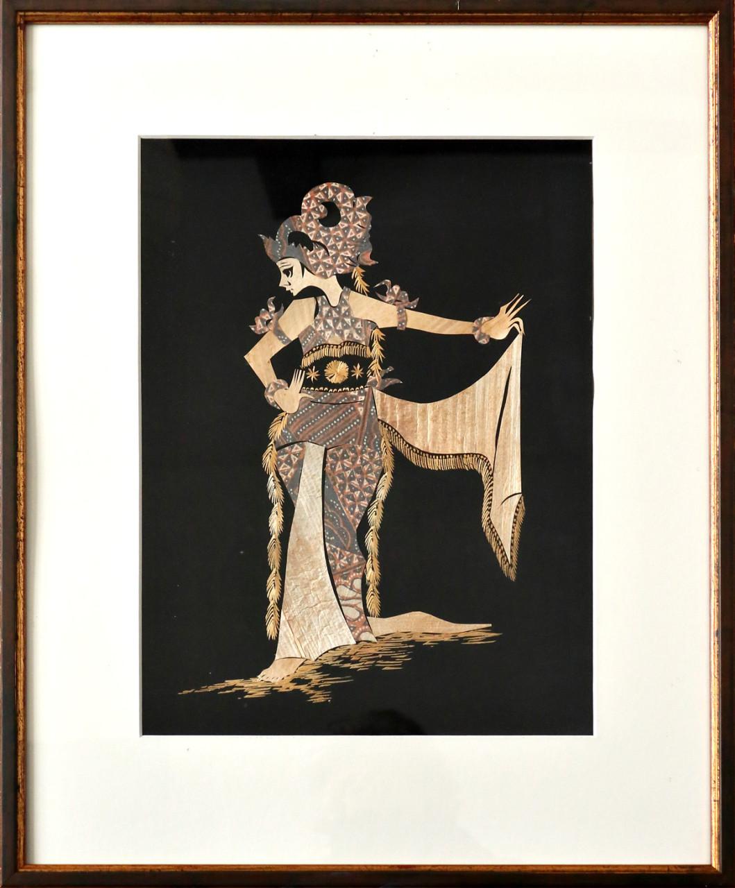 Indonesische Lontar / Pandan collagekunst