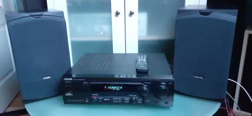Stereo reciever philips FR 735 met boxen en afstandbediening